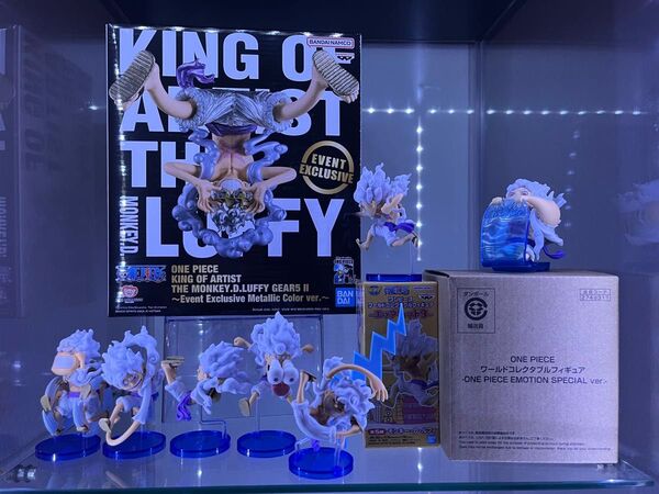 海外限定版モンキーDルフィ メタリックカラーVer.フィギュア ワーコレセット ONE PIECE ワンピース フィギュア ルフィ