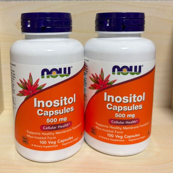ナウフーズ イノシトール カプセル 500mg 100粒 2個セット