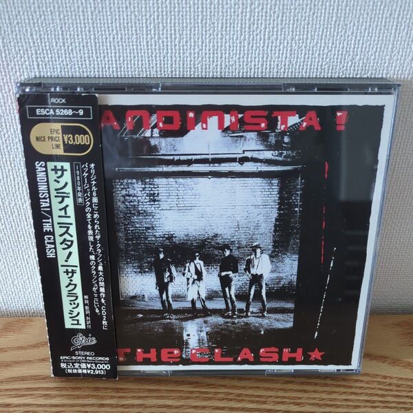 THE CLASH サンディニスタ! CD(2枚組) 国内盤帯付き 開封中古品