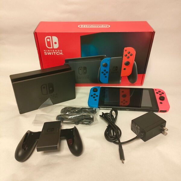 Nintendo Switch HAC-001 ニンテンドースイッチ ネオンブルー ネオンレッド 任天堂 【美品・即納】