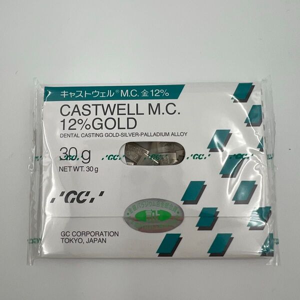 金パラ キャストウェル GC 12% CASTWELL 歯科技工 GCキャストウェル