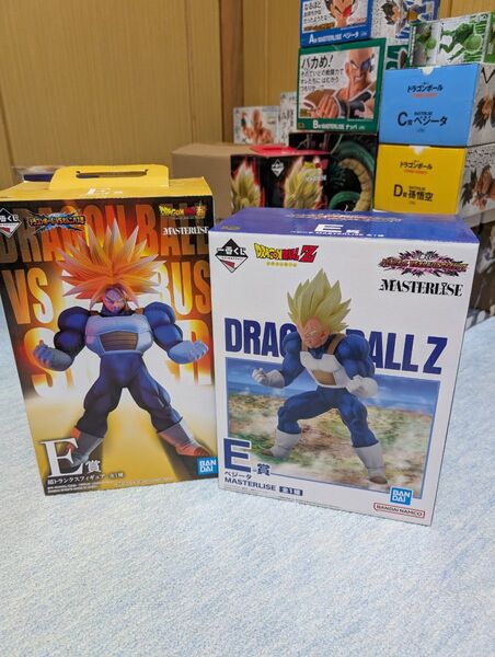 ドラゴンボール マスタライズ フィギュアセット 一番 トランクス ベジータ