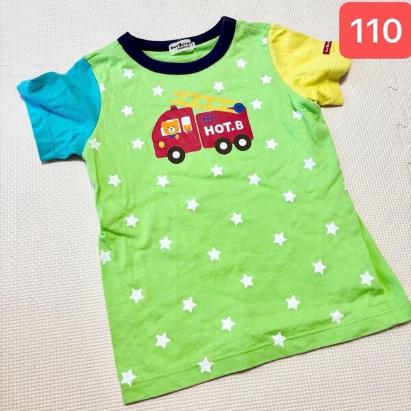 【美品】ミキハウス ホットビスケッツ 半袖Tシャツ 110