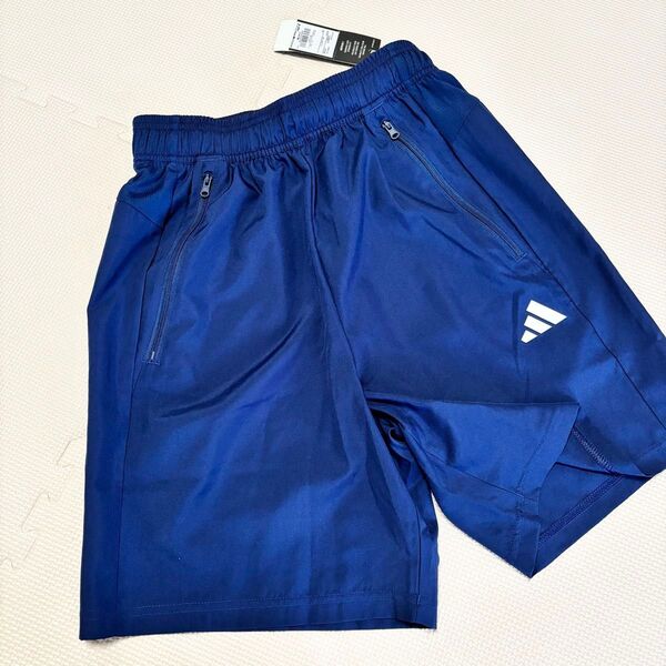 【新品】adidas アディダス ネイビー S ハーフパンツ ジム スポーツ