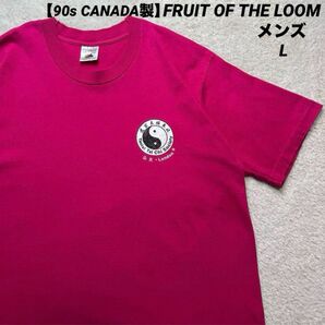 90s カナダ製 FRUIT OF THE LOOM 太極拳 メンズ L