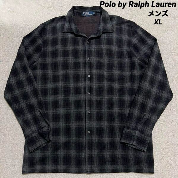 Polo by Ralph Lauren オンブレチェック フランネルシャツ メンズ XL