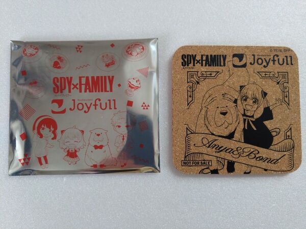ジョイフル SPY×FAMILY スパイファミリー コラボキャンペーン第2弾 オリジナルコルクコースター『アーニャ&ボンド』