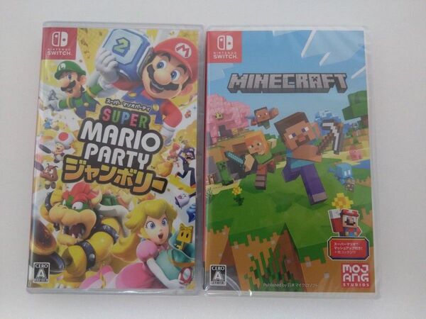 NintendoSwitch『スーパーマリオパーティ ジャンボリー』&『Minecraft マインクラフト』