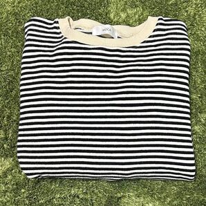 select moca ボーダートップス