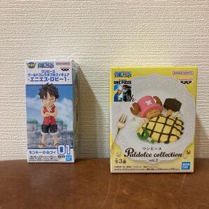ワンピース ワーコレ-エニエスロビー1-モンキー・D・ルフィ01 と Paldolce collection vol.2 B