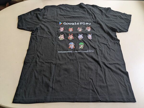 【未使用】ウマ娘 Google Play 大感謝祭オリジナル Tシャツ Lサイズ