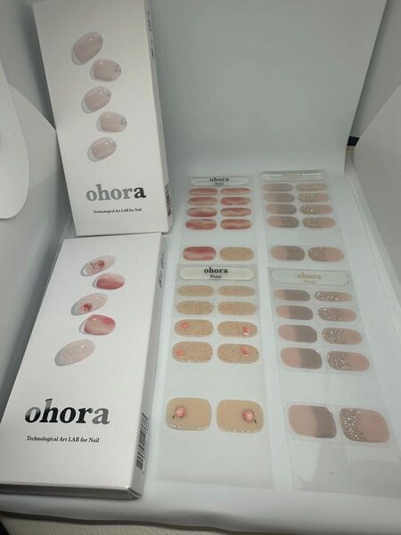 ohoraネイルシール ピーチ