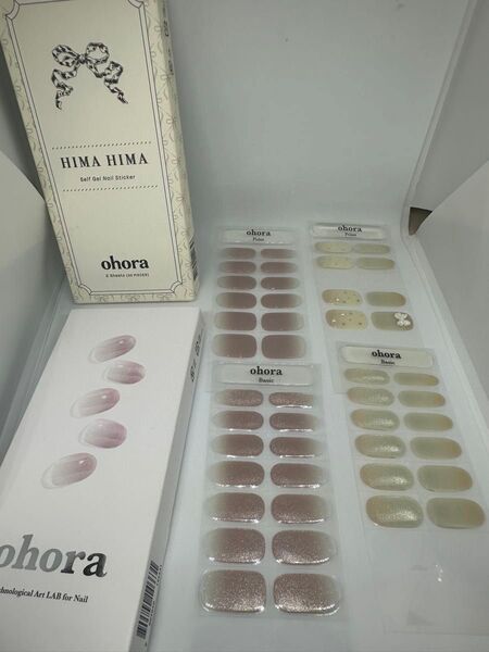 ohoraネイルシール リボン