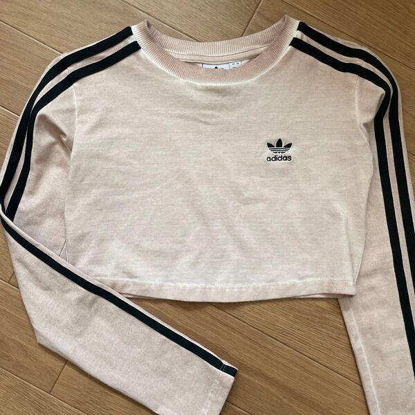 adidas アディダス クロップド 長袖Tシャツ S