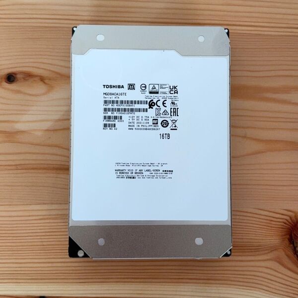 HDD 16TB ハードディスク TOSHIBA MG08ACA16TE NAS対応