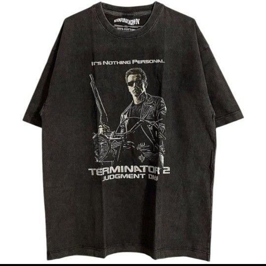 ターミネーター Tシャツ Lサイズ ブラックグレー ムービーT