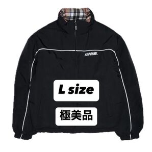 【美品】Supreme Reversible Puffer Jacket "Black" Lサイズ ダウン リバーシブル