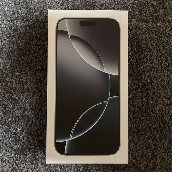 (新品・未開封・SIMフリー) iPhone 16 Pro Max 256GB・ホワイトチタニウム