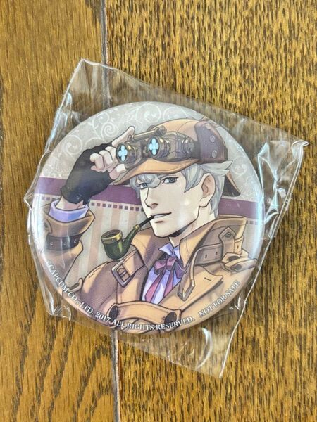 大逆転裁判2 缶バッジ シャーロック・ホームズ アニメイト特典 非売品 未開封