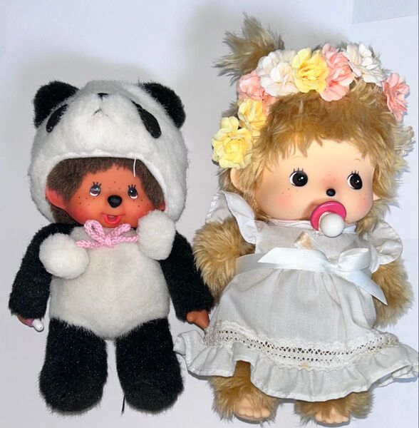 モンチッチ パンダ、ベビチッチ ガーデン、セット、ぬいぐるみ、セキグチ