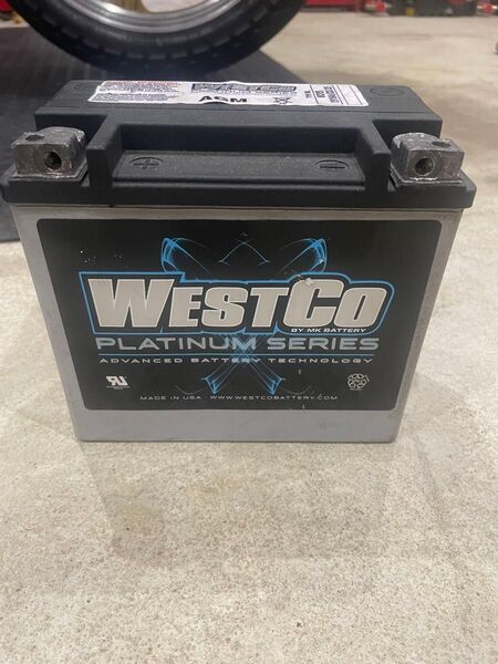 ハーレー WESTCO 型番WCP20 12v 19Ah CCA325 ショベル パン スポーツスター