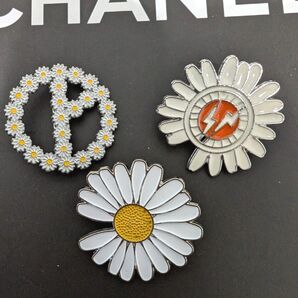 G-DRAGON ジヨン ジードラゴン ピンバッジ ブローチ 3個セット 雛菊 デイジー BIGBANG