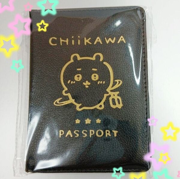 ちいかわ パスポートケース 黒 ブラック 【新品未使用】パスポートカバー 旅行 トラベル casetify パスケース
