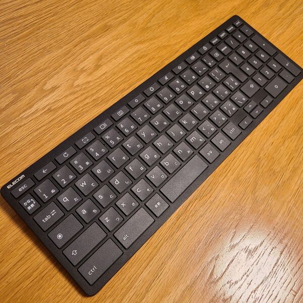 エレコム ワイヤレスキーボード パンタグラフ式 「TK-CB02BPKBK」
