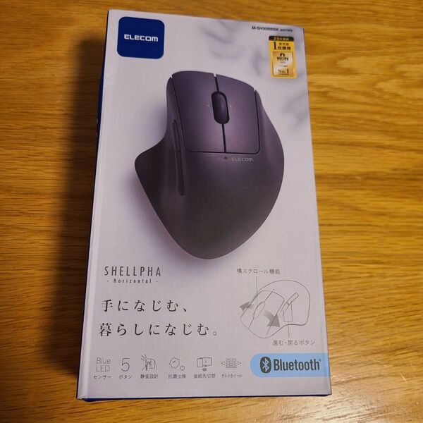 美品 ELECOM 静音マウスBluetooth M-SH30BBSKBK