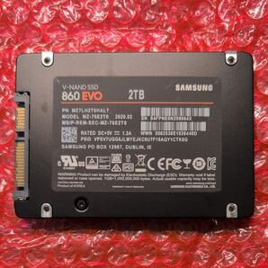 【正常判定品】SAMSUNG 860 EVO 2TB 2.5インチ SATA SSD