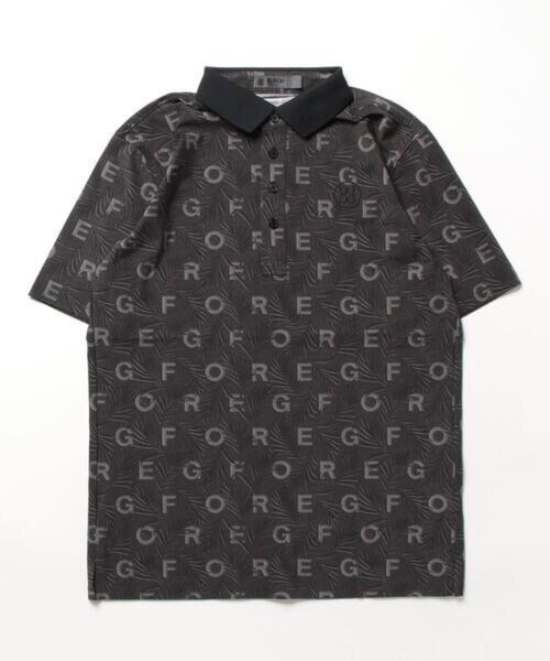 新品 G/FOREジーフォア ゴルフ 半袖ポロシャツ ブラック L