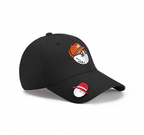 MALBONGOLF マルボンゴルフ マーカー付き キャップ ブラック