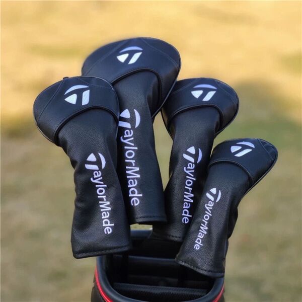 テーラーメイドTaylorMadeヘッドカバー 4個セットブラック