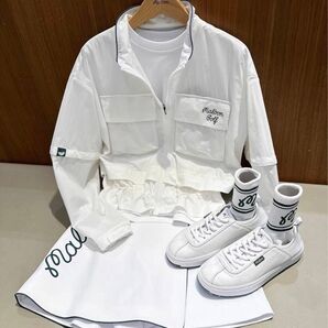 2025新作 マルボンゴルフ レディースウェア ジャケット 2way S