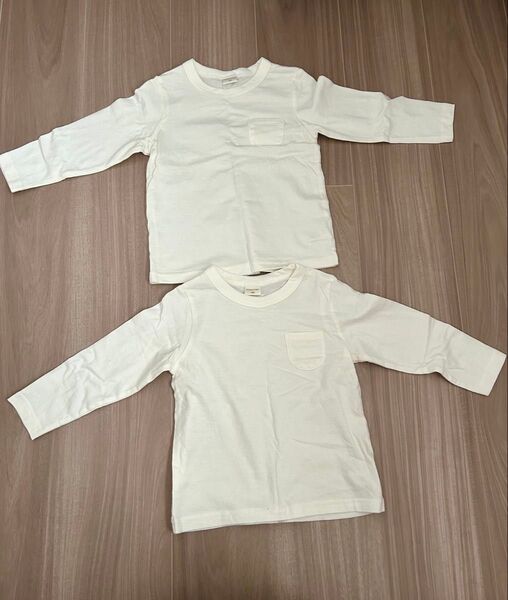 赤ちゃん本舗長袖Tシャツ2枚セット 100㎝