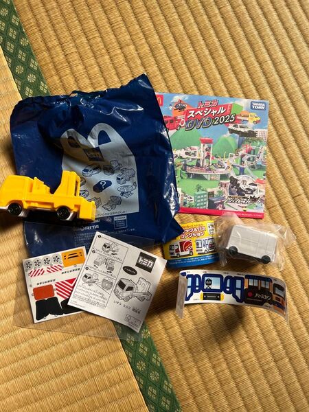 マクドナルド ハッピーセット いすゞエルフ標識車 DVD付き すかいらーくバーミヤントミカ