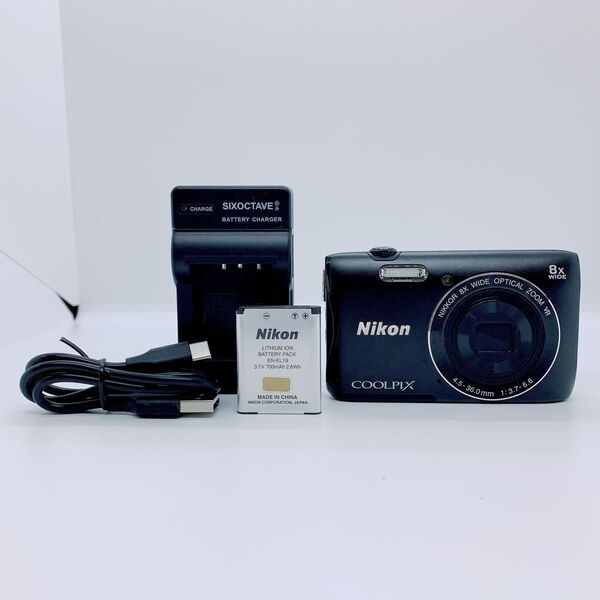 Nikon ニコン カメラ Wi-Fi S3700 デジカメ MK0163