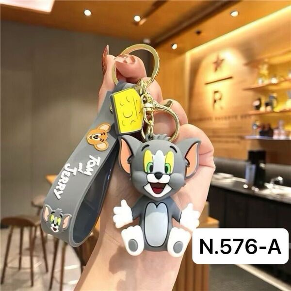 【新品N.576】1個を選んでトム ジェリー キーホルダーバッグチャームプレゼントや、お揃い、自分へのご褒美に
