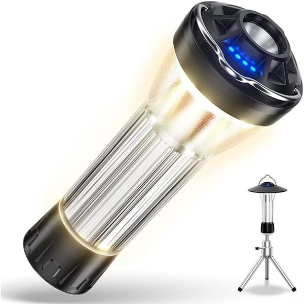 キャンプ LEDランタン バッテリー充電【新品・未使用品】 懐中電灯 LED ライト 防災 キャンプ USB充電式