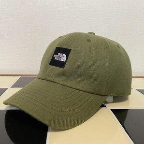 THE NORTH FACE ロゴキャップ カーキ USED
