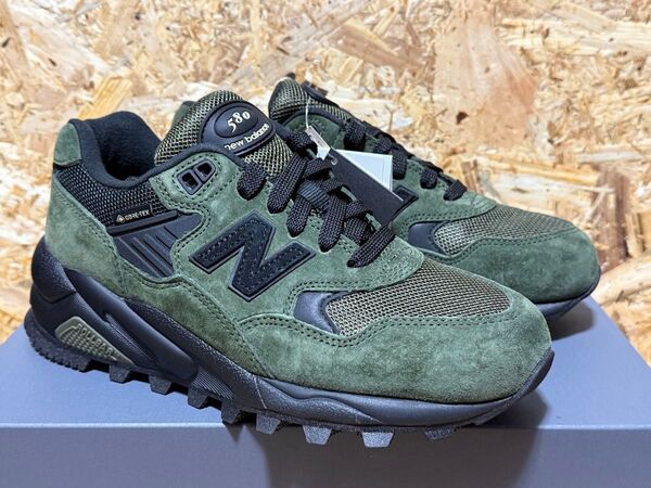 Newbalance MT580 RBL Khaki Vibram Goretex 22.5cm カーキ ビブラムソール