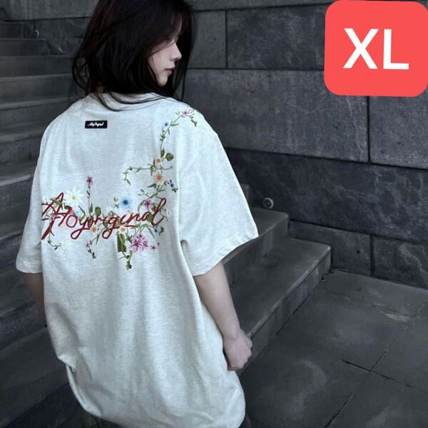 半袖tシャツ レディース トップス 半袖 夏 薄手 刺しゅう 花柄 SLUD024
