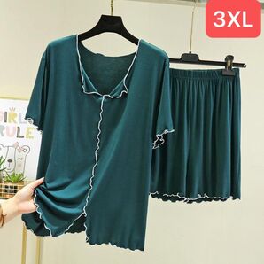 ルームウェア 部屋着 上下セット レディース 大きいサイズ 伸縮性 SLPD008
