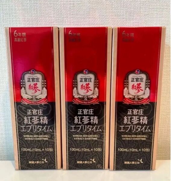 正官庄高麗人蔘紅蔘エブリタイム10ml×30包