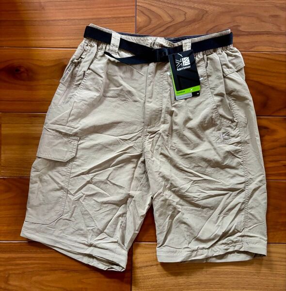 【新品】 karrimor カリマー ショートパンツ ベージュ トレッキング 登山 ズボン パンツ S→M