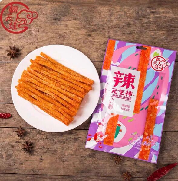 【1袋】元気棒 ラーティアオ 翻天娃辣条 中国 お菓子 大辣棒