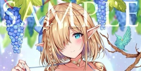 エルフ村 ククル B2タペストリー 魔太郎 BOOTH 受注生産 新品未開封