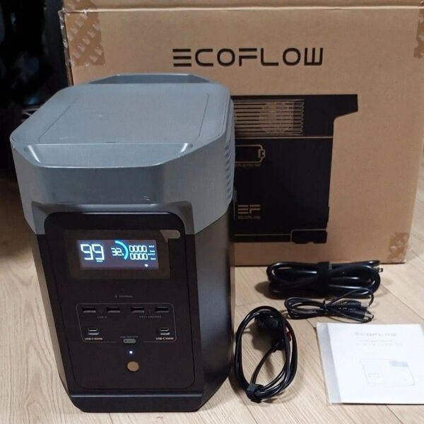 EcoFlow エコフロー Delta2 ポータブル電源 1024wh 防災用