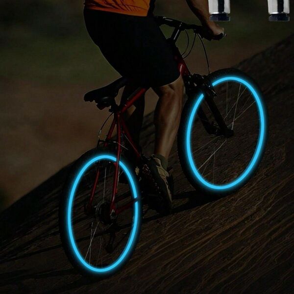 ブルー 青色LED 自転車 ホイールセーフティライト 2個セット221330