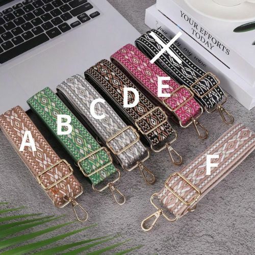 刺繍 バッグストラップ ヴィンテージ ボタニカル 交換用 ショルダーベルト おしゃれ 付け替え875613